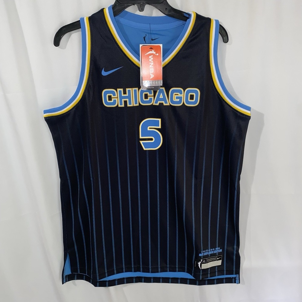 Nike Dri Fit Angel Reese Chicago Sky Explorer Edition WNBA Jersey Youth XL 18-20